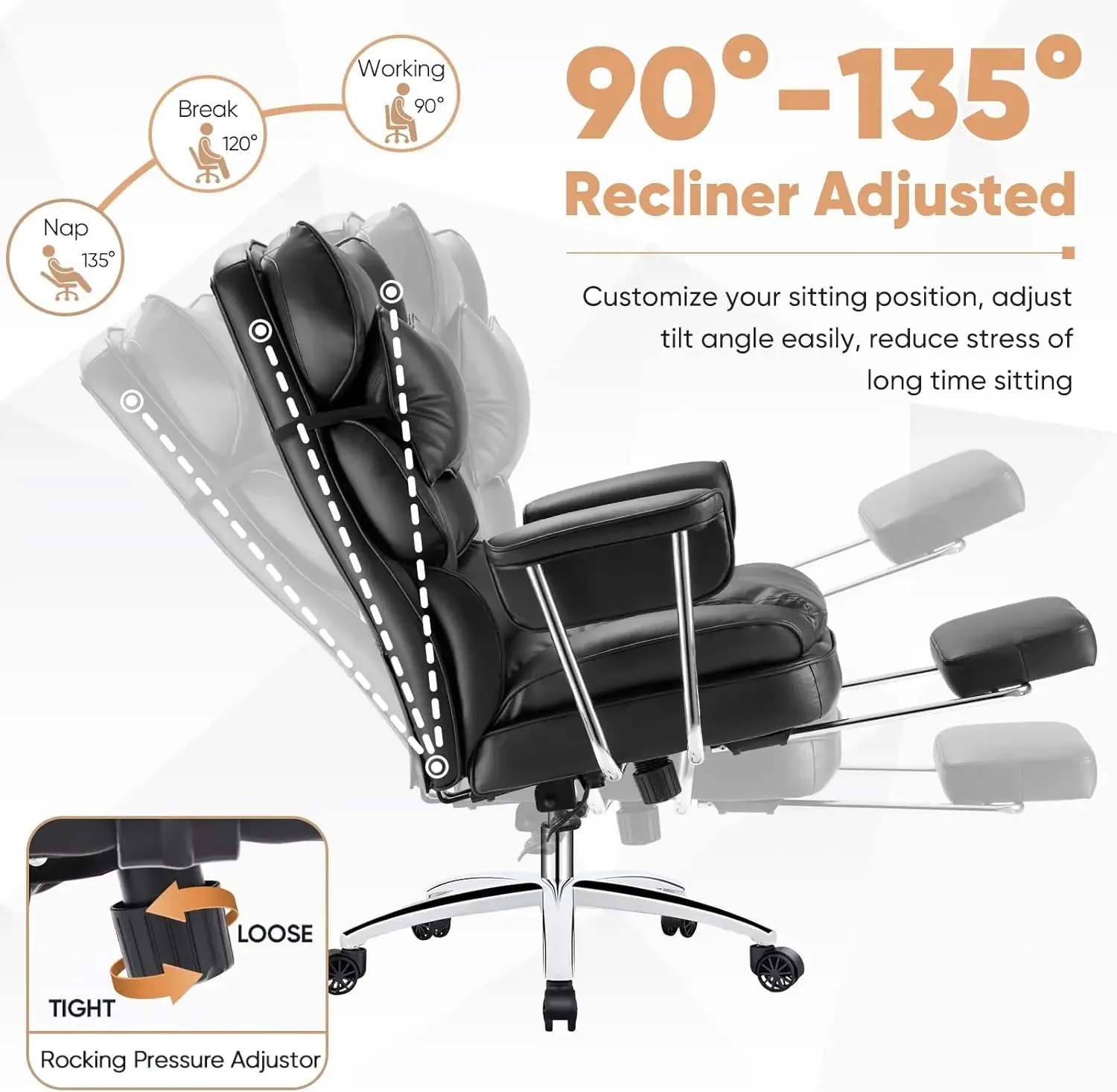 Office Furniture Com - 임원용 홈 오피스 책상 의자 -