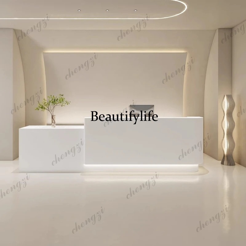 Office Furniture Company - PPP 에스테틱 디자인 리셉션 데스크 뷰티