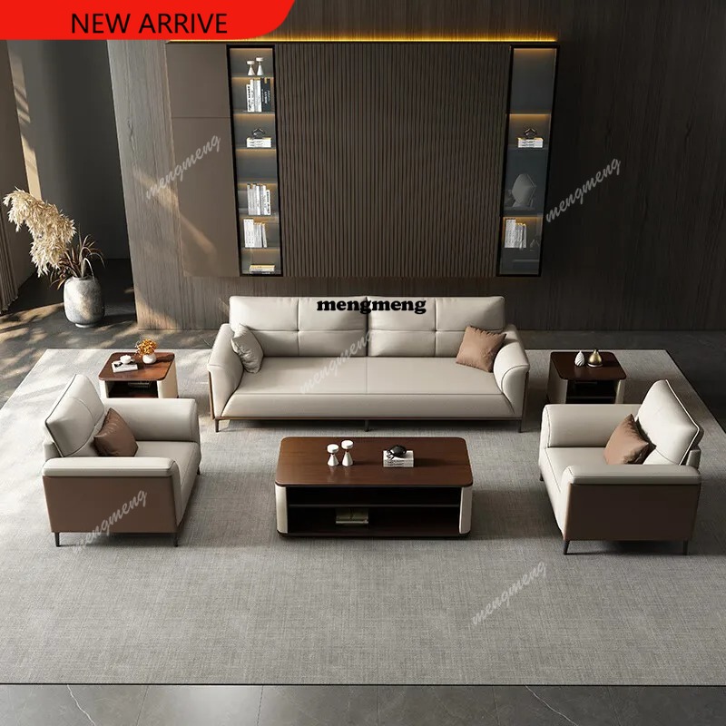 Office Furniture Luxury - H132 캐주얼 게스트 오피스 소파 미니멀리스트