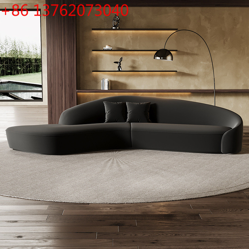 Office Furniture Luxury - 이탈리아 고급 곡선형 라운지 소파 북유럽