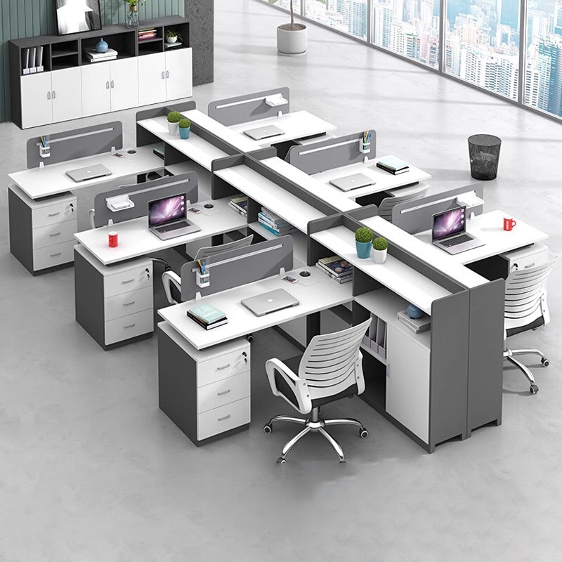 Office Furniture Company - 금융데스크 직원용 책상 및 의자 세트