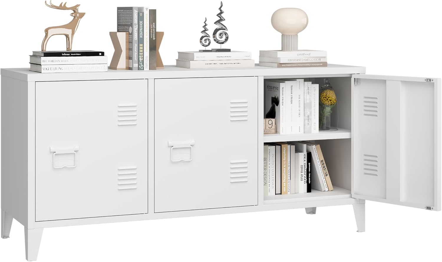 Credenza Office Storage - 현대식 TV 스탠드 엔터테인먼트 센터, 3개의