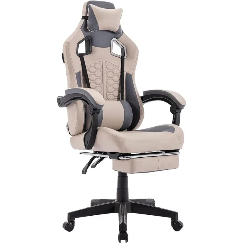 Office Furniture Com - 컴퓨터 게임용 인체공학적 의자, 발 받침대,