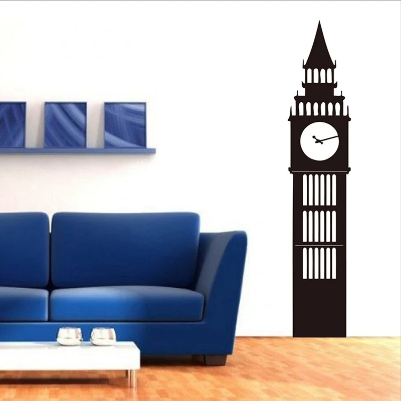 런던 빅벤 시계 벽 데칼 비닐 벽 아트 스티커 홈 장식 - Office Furniture London 리뷰 및 가격