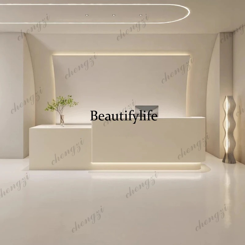 PPP 에스테틱 디자인 리셉션 데스크 뷰티 럭셔리 회사 - Office Furniture Company 리뷰 및 가격