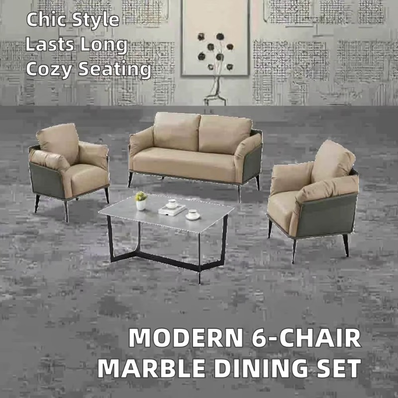 모던 미니멀리스트 PU 가죽 사무실 소파 세트 비즈니스 - Office Furniture Luxury 리뷰 및 가격