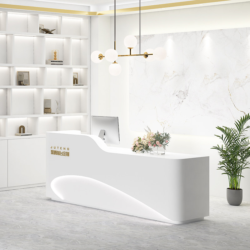 현대적인 미니멀리스트 의류 매장 바 카운터 북유럽풍 창 - Office Furniture Company 리뷰 및 가격