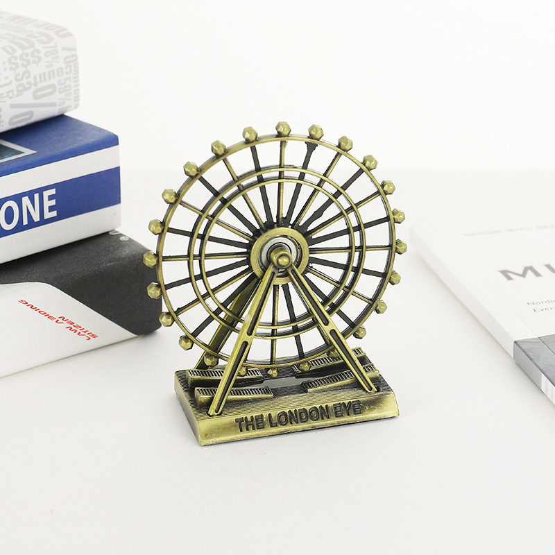 레트로 합금 런던 아이 관람차 피규어 테이블 장식품 빈 - Office Furniture London 리뷰 및 가격
