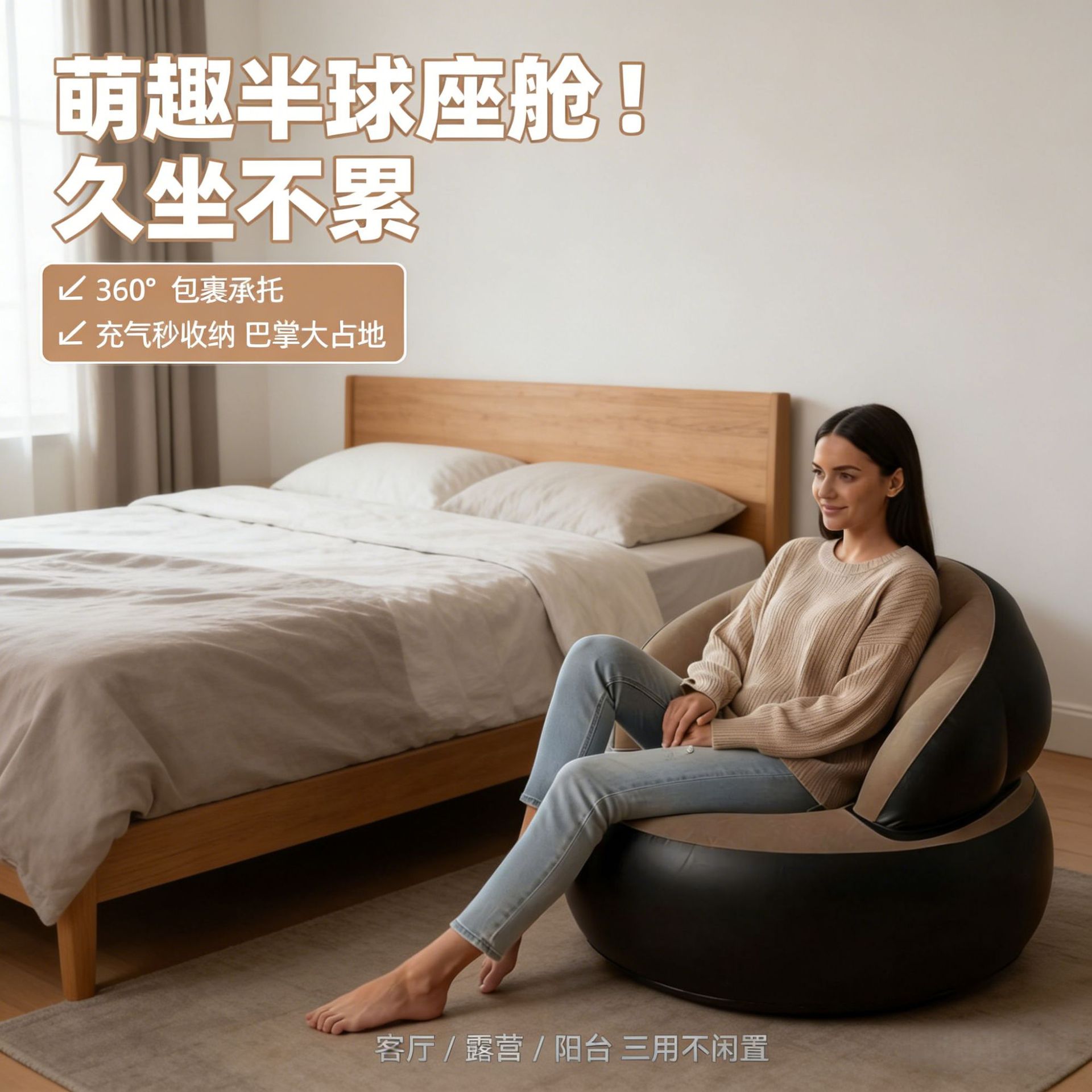 국경을 넘는 풍선형 싱글 소파 사무실 레저 가정용 휴대 - Office Furniture Home 리뷰 및 가격