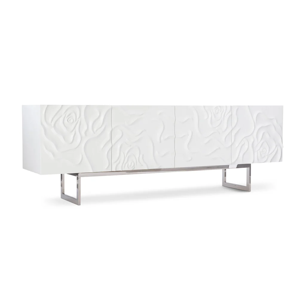 현대적인 거실 가구 화이트 로즈 엠보싱 수납장, 맞춤형 - Credenza Office Storage 리뷰 및 가격