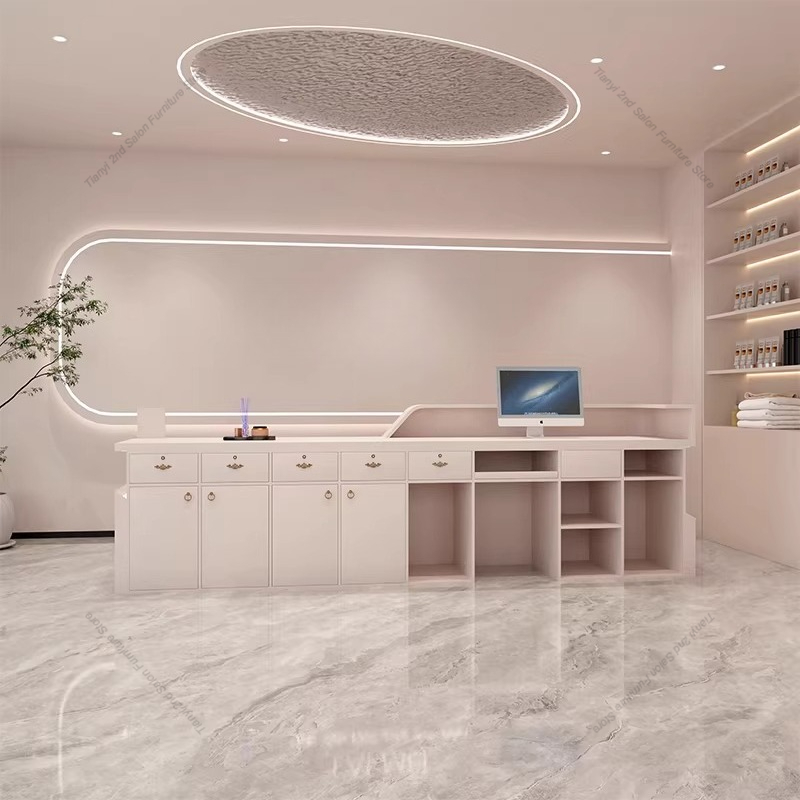 북유럽 고급 뷰티 살롱 계산대 현대 의류 매장 아트 댄 - Office Furniture Company 리뷰 및 가격