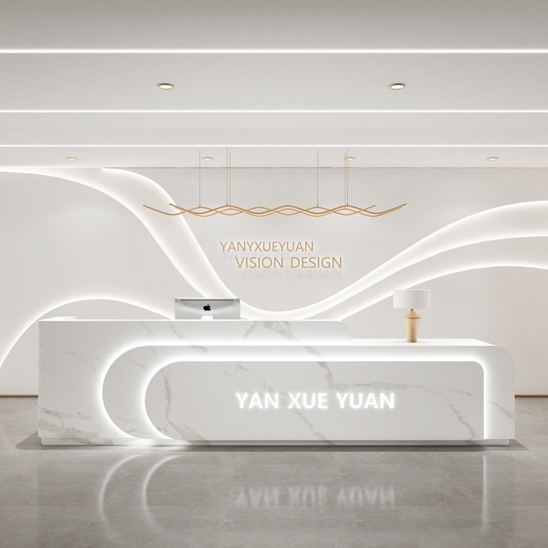 심플한 의료 접수대 뷰티 회사 리터 접수대 라이트 럭셔 - Office Furniture Company 리뷰 및 가격