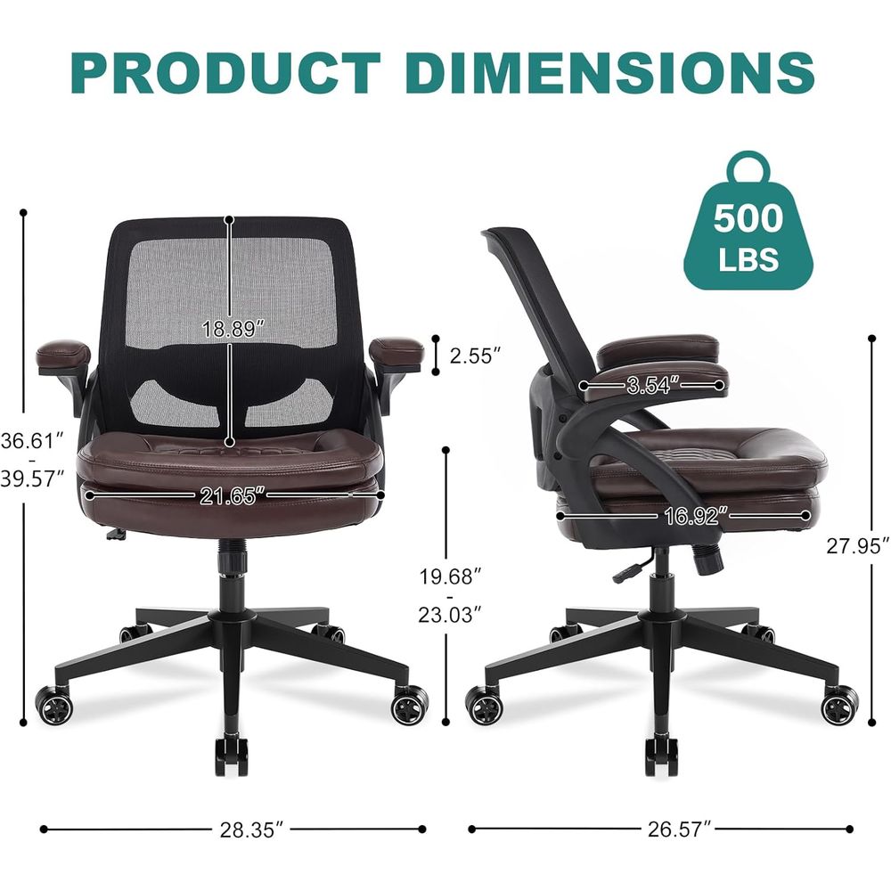 빅앤톨 오피스 의자, 500lbs 메쉬 헤비듀티 인체공 - Office Furniture Plus 리뷰 및 가격