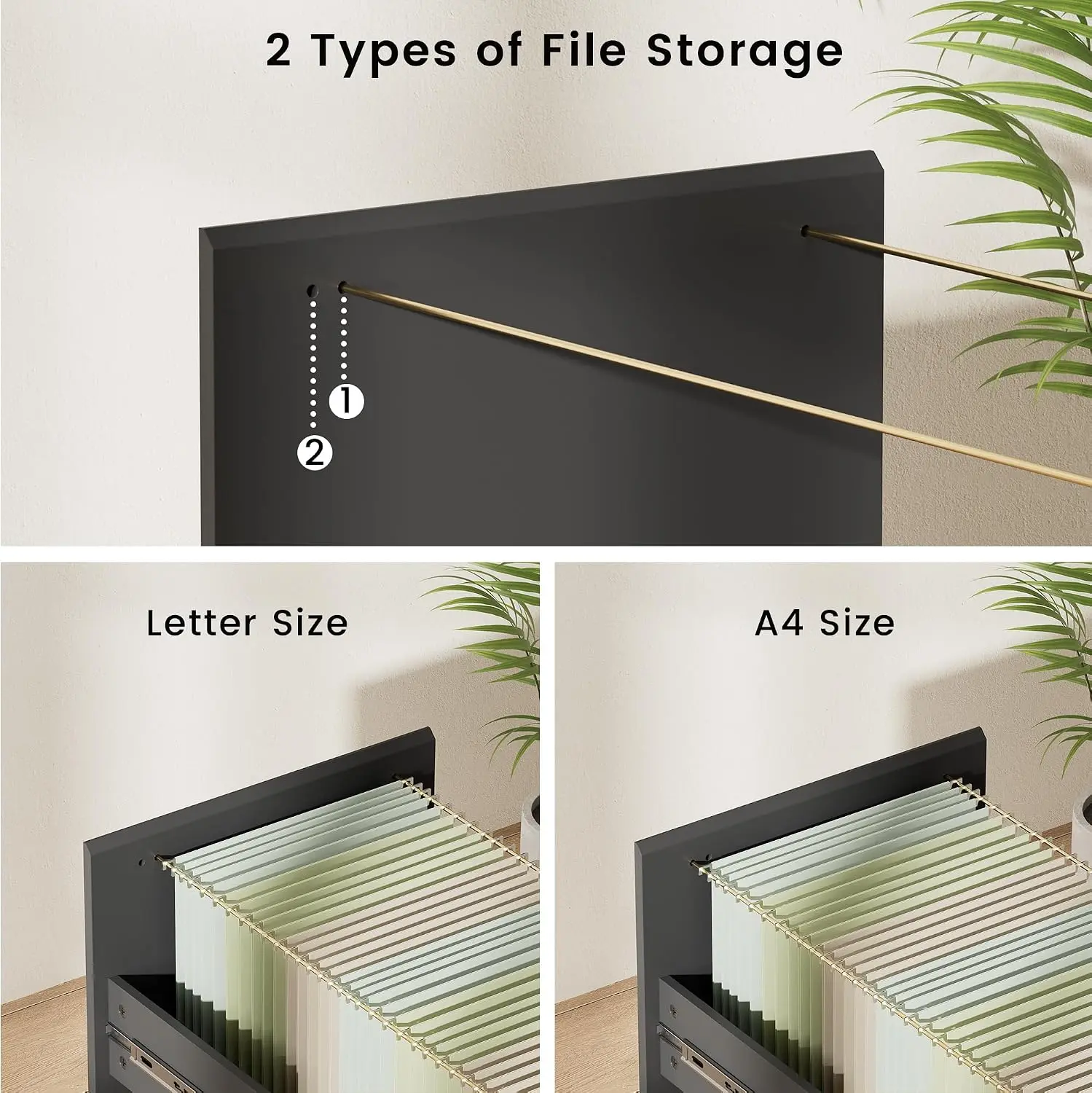 60인치 서랍 및 문이 있는 파일 캐비닛, 내장형 충전 - Credenza Office Storage 리뷰 및 가격