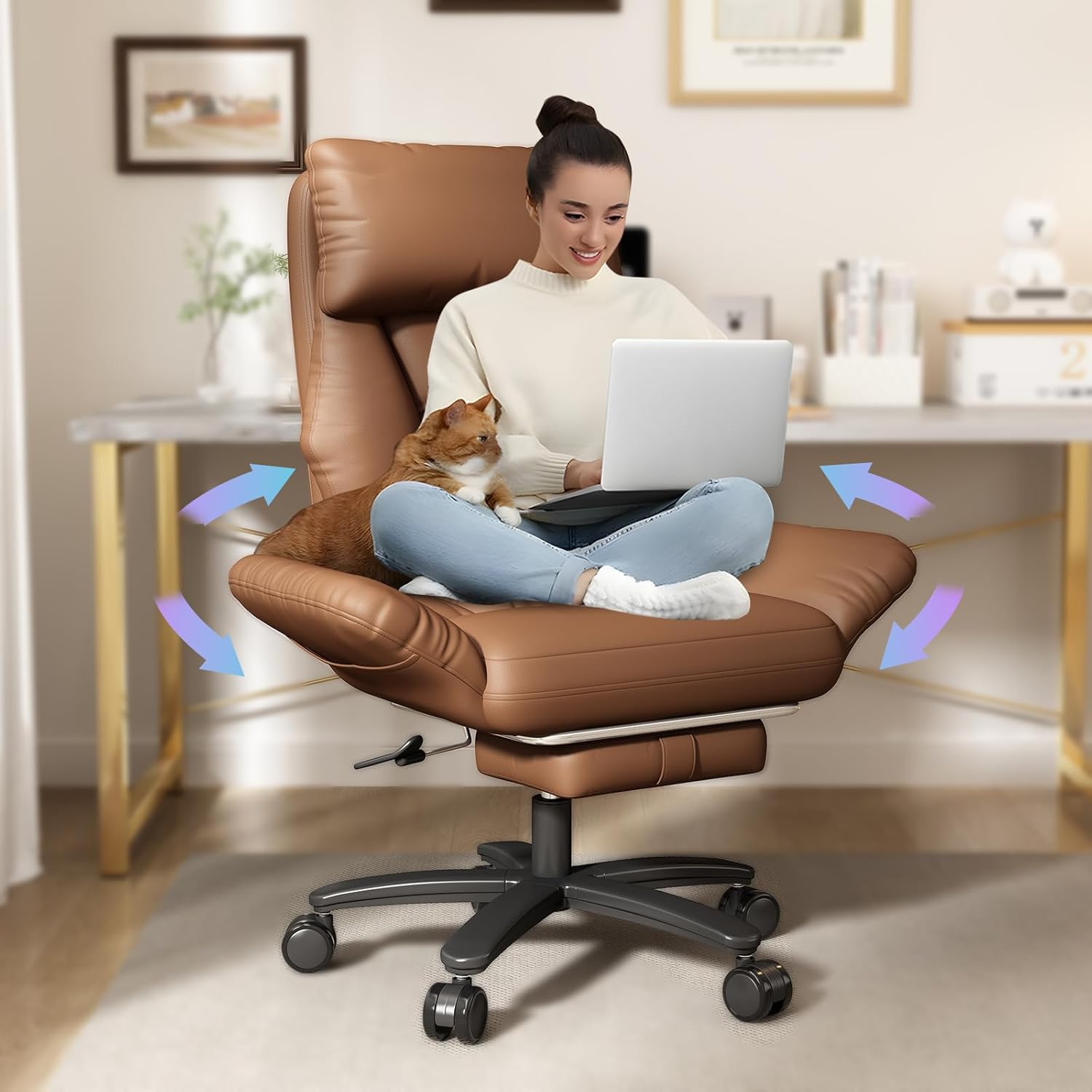 반려동물 친화적인 팔걸이가 있는 크로스 레그 오피스 의 - Office Furniture Plus 리뷰 및 가격