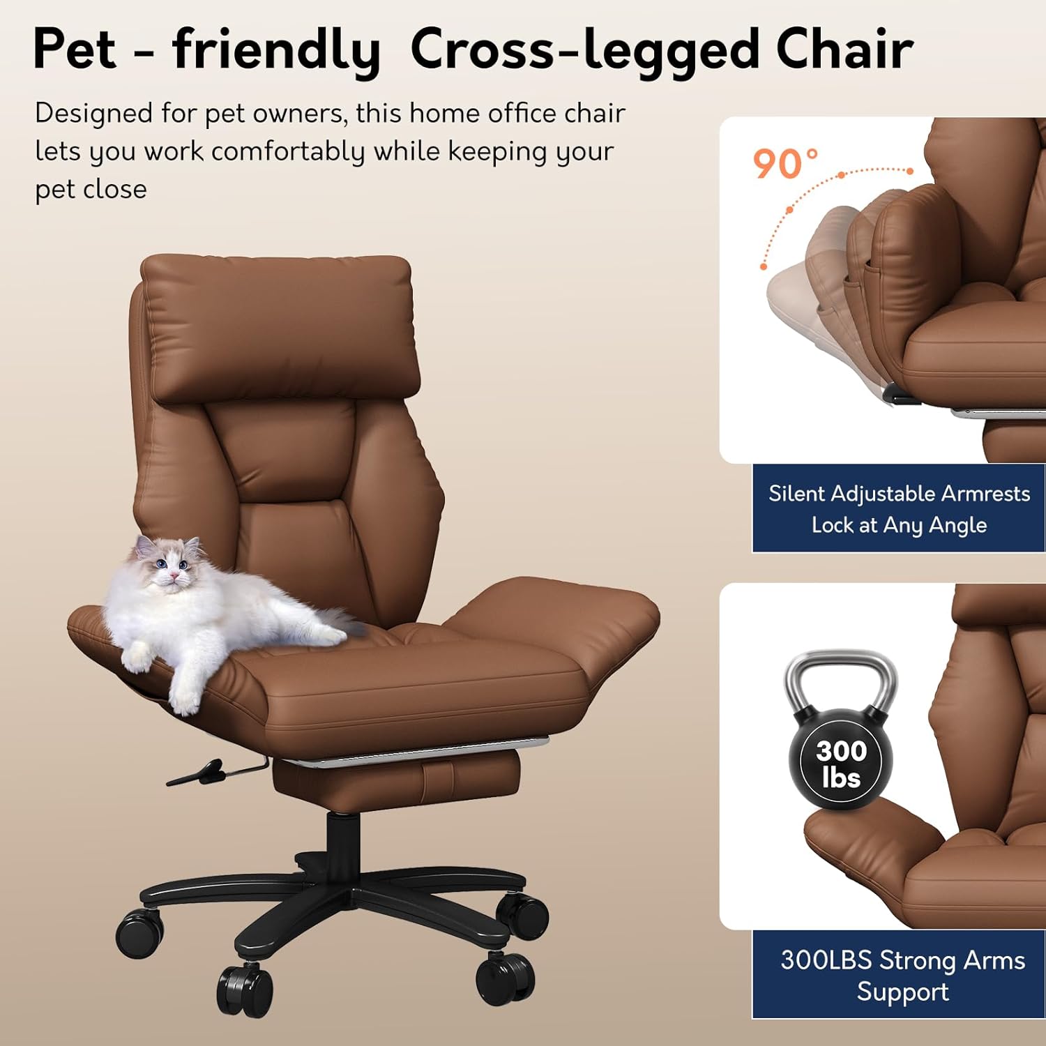반려동물 친화적인 팔걸이가 있는 크로스 레그 오피스 의 - Office Furniture Plus 리뷰 및 가격