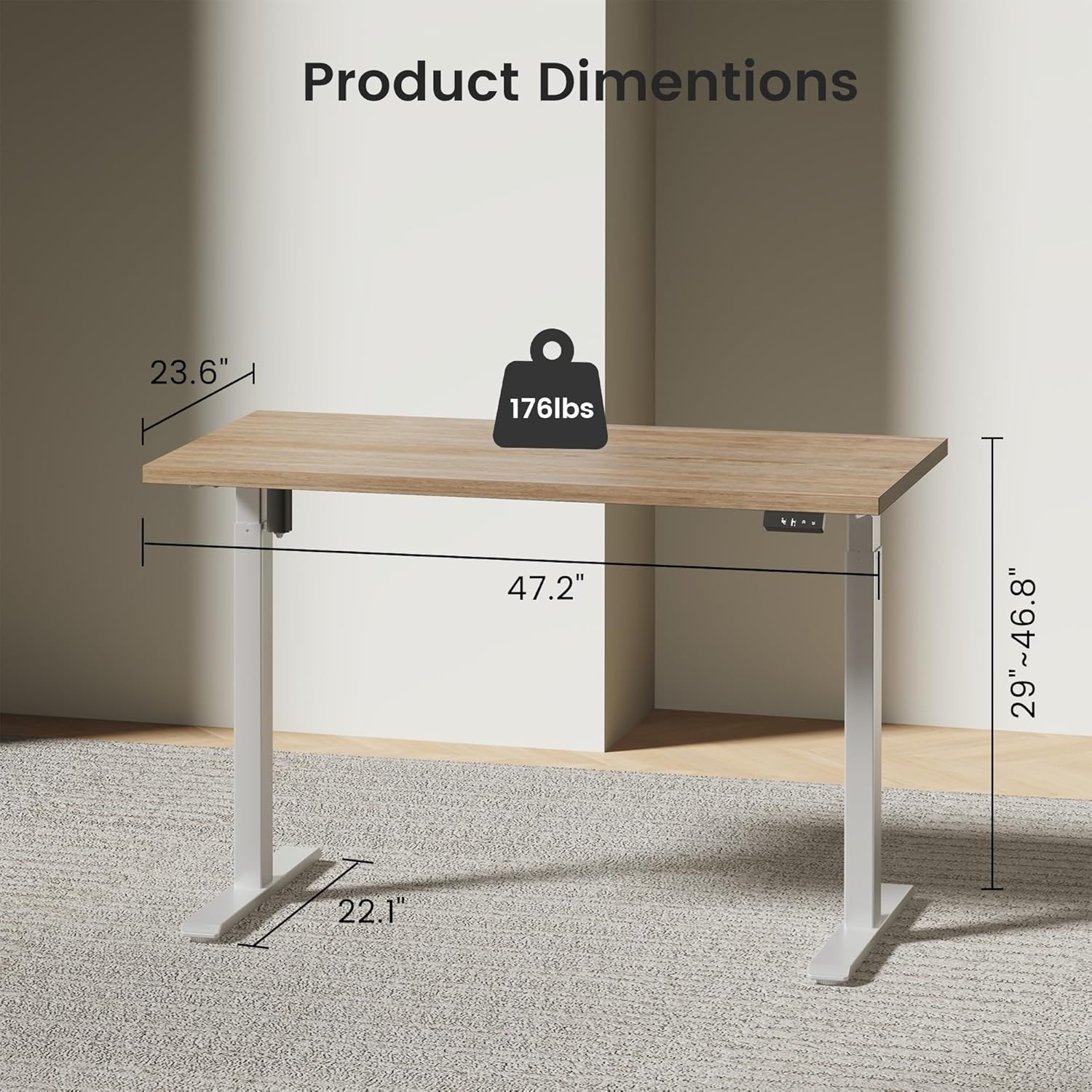 전동 높이 조절 스탠딩 데스크, 수납장 포함, 높이 조 - Credenza Office Storage 리뷰 및 가격