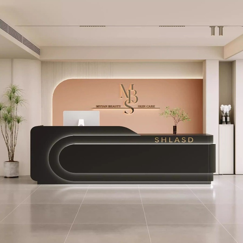 북유럽 크림 스타일 뷰티 살롱 바 카운터 모던 미니멀리 - Office Furniture Company 리뷰 및 가격