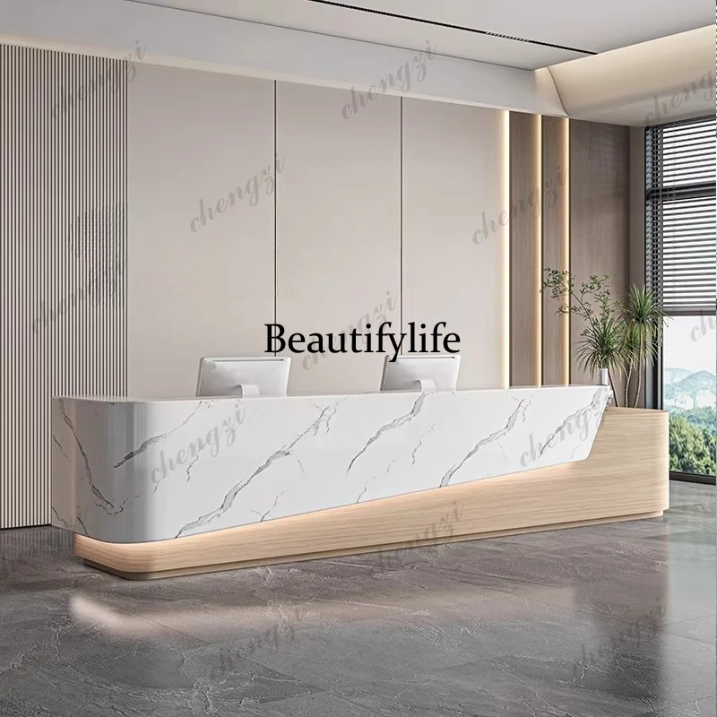 PPP 모던 임원용 리셉션 데스크 회사 심플하고 독특한 - Office Furniture Company 리뷰 및 가격