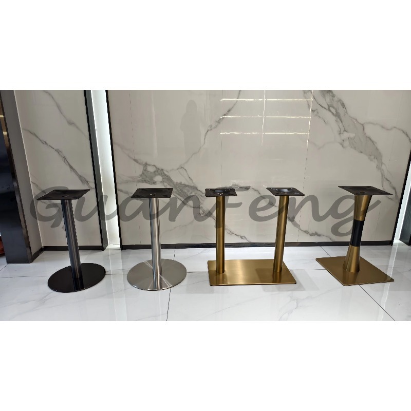 고급스럽고 견고한 스테인리스 스틸 크롬 테이블 베이스, - Office Furniture Luxury 리뷰 및 가격