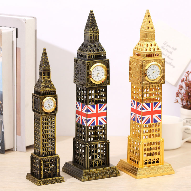 다양한 크기와 색상의 레트로 런던 빅벤 시계 모형, 가 - Office Furniture London 리뷰 및 가격