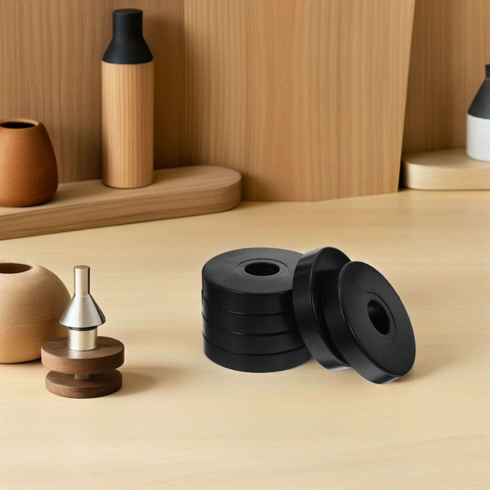 12Pcs 미끄럼 방지 라운드 캐스터 패드 가구 바닥  - Office Furniture Home 리뷰 및 가격