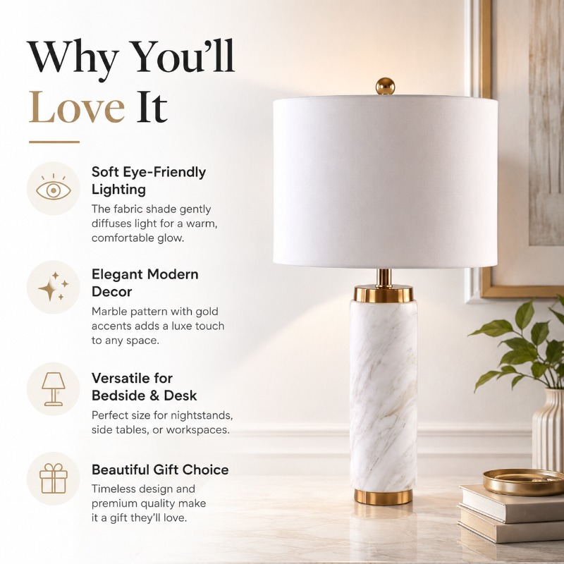 현대적인 대리석 침실등 고급 골드 패브릭 갓 3색 LE - Office Furniture Luxury 리뷰 및 가격