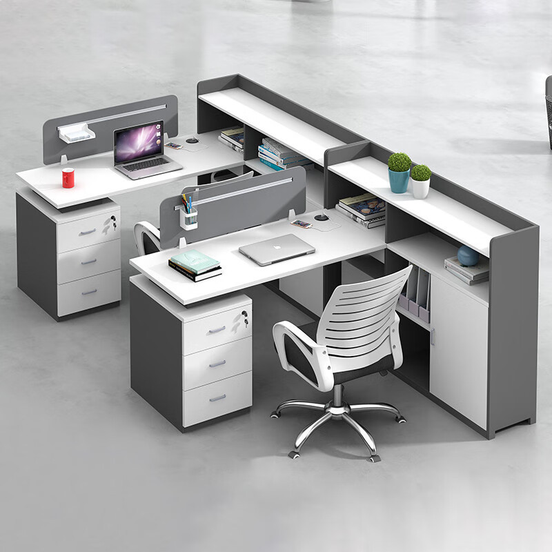 금융데스크 직원용 책상 및 의자 세트 회사 4~6인용  - Office Furniture Company 리뷰 및 가격