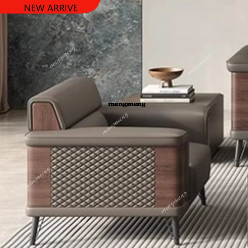 H132 고급 PU 가죽 사무실 소파 커피 세트, 회사 - Office Furniture Company 리뷰 및 가격